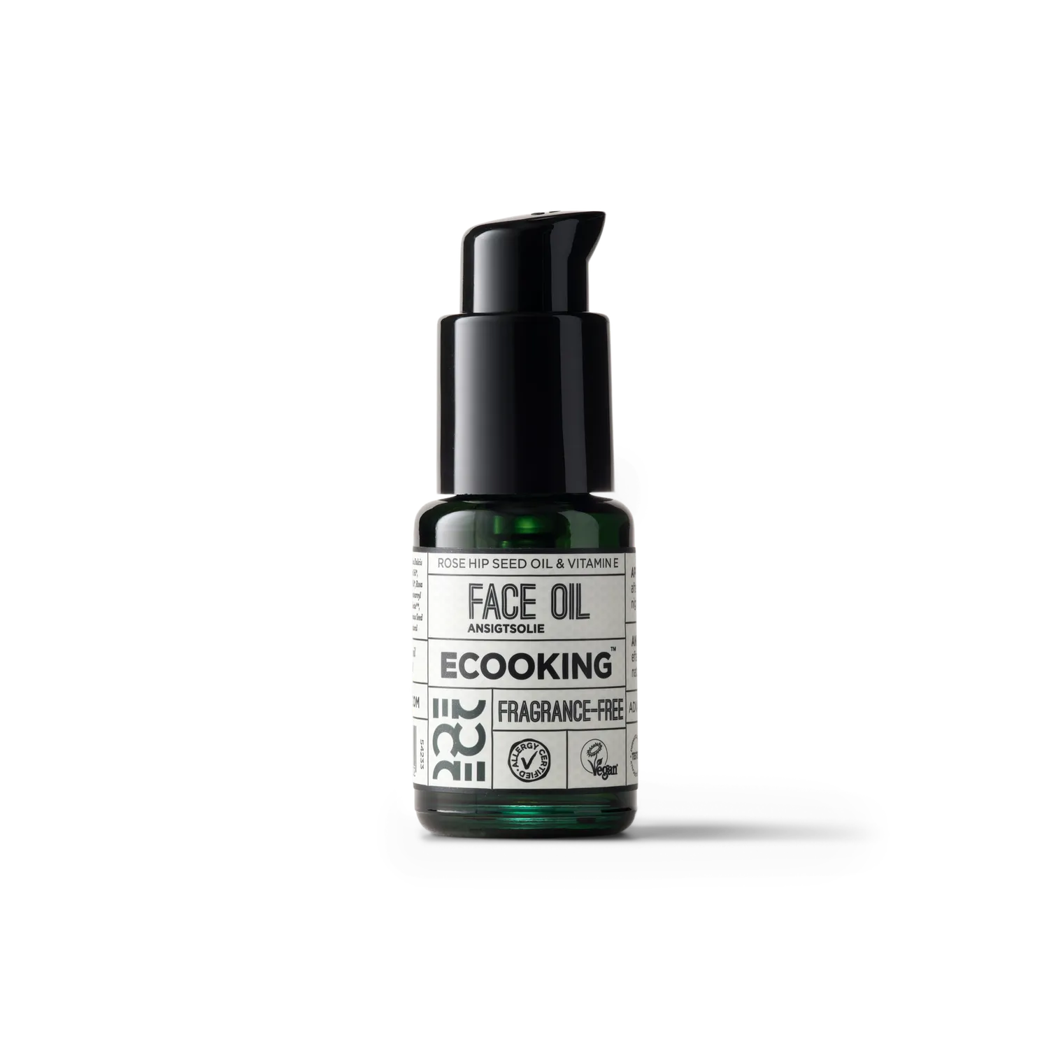 Ecooking 50+ Ansigtsolie olie 30 ml til tør hud med glød