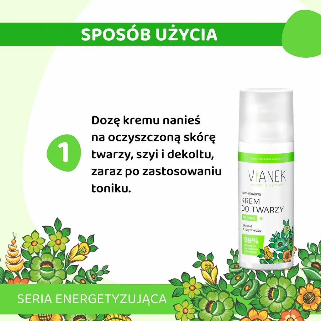 Sylveco Vianek Normalizør Dagcreme 50 ml til fedtet hud