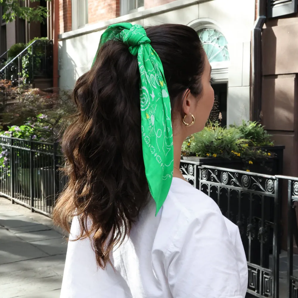 Tata Harper Green Beauty Bandana hårtørklæde 66 cm