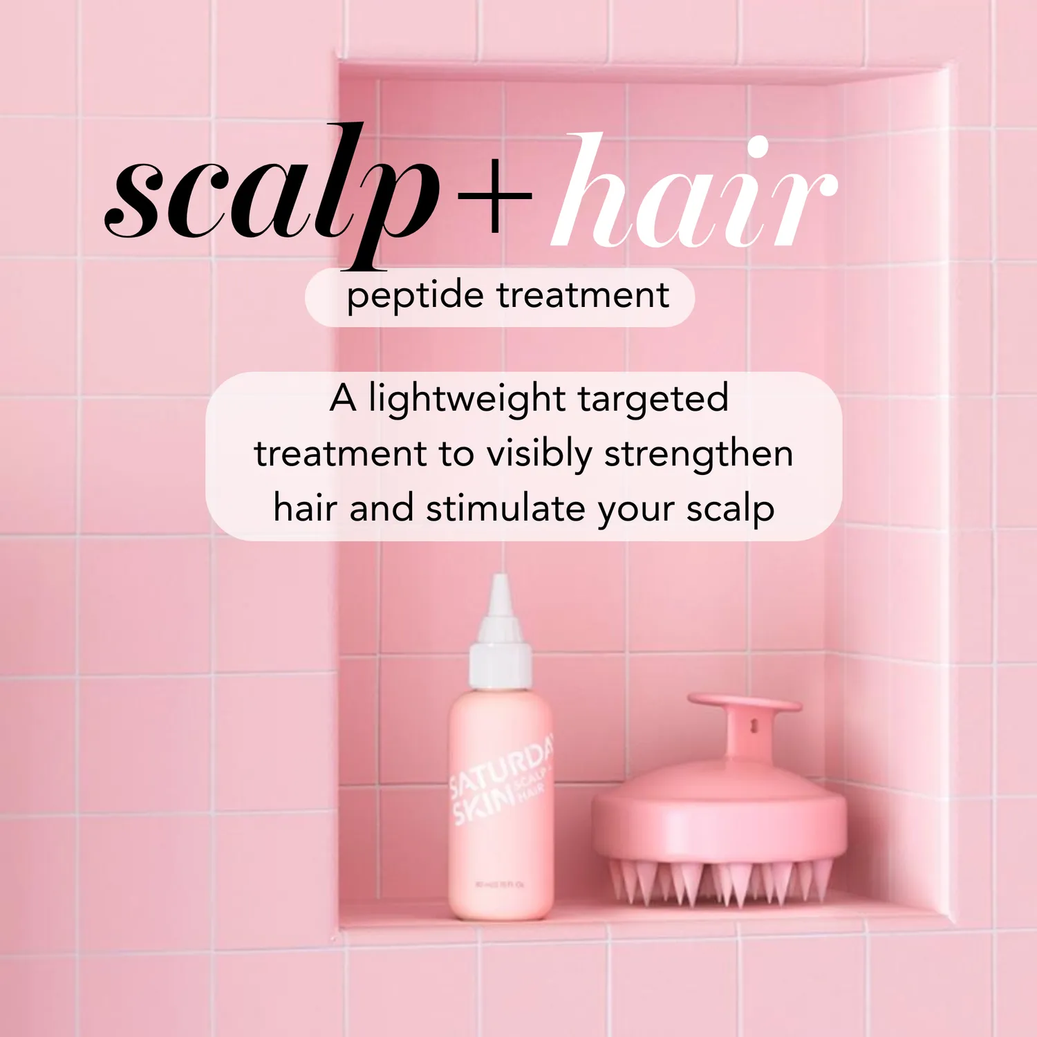 Saturday Skin Scalp Peptide Treatment 80 ml koffein
