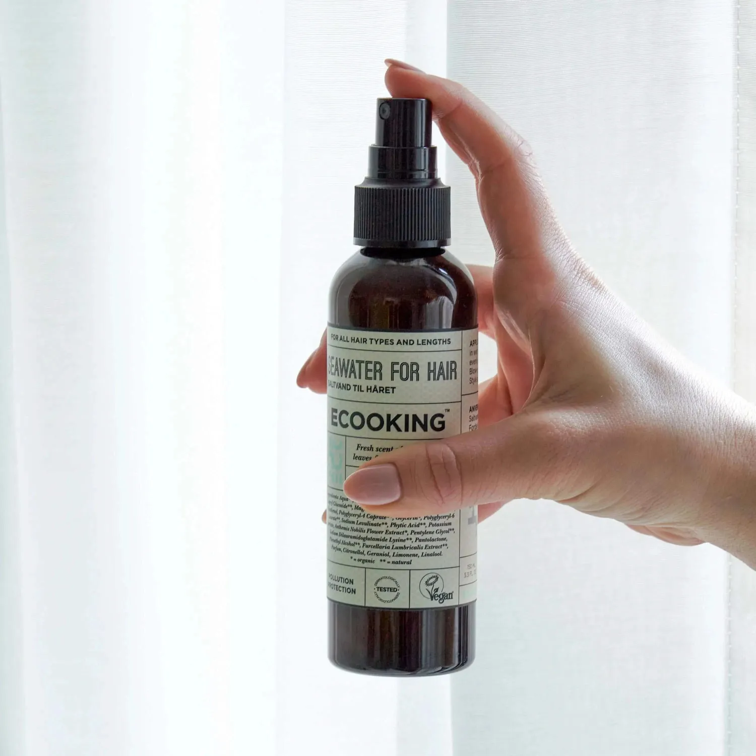 Ecooking Saltvand til Håret spray 150 ml strandlook