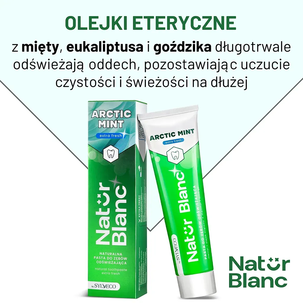 Sylveco Natur Blanc tandpasta Arctic Mint frisk mint