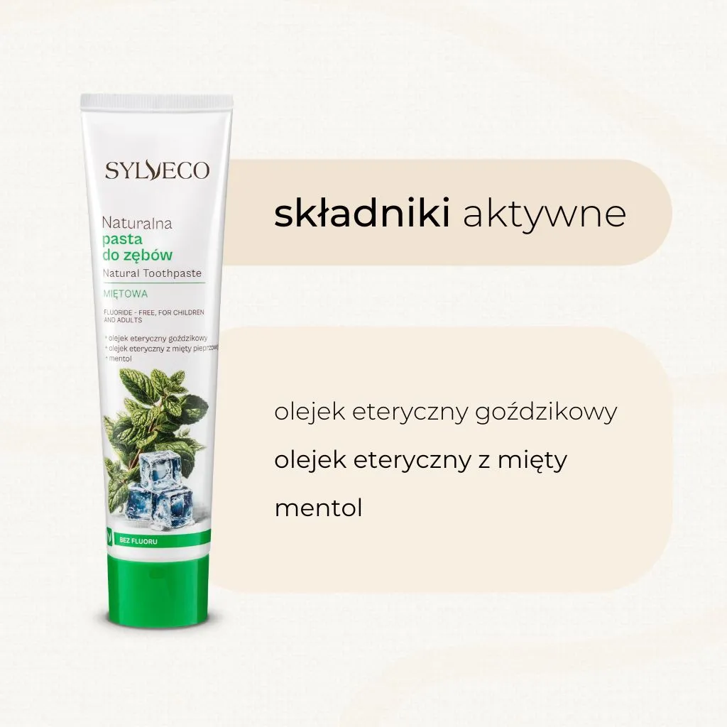 Sylveco stærk mynte tandpasta 100 ml uden fluor