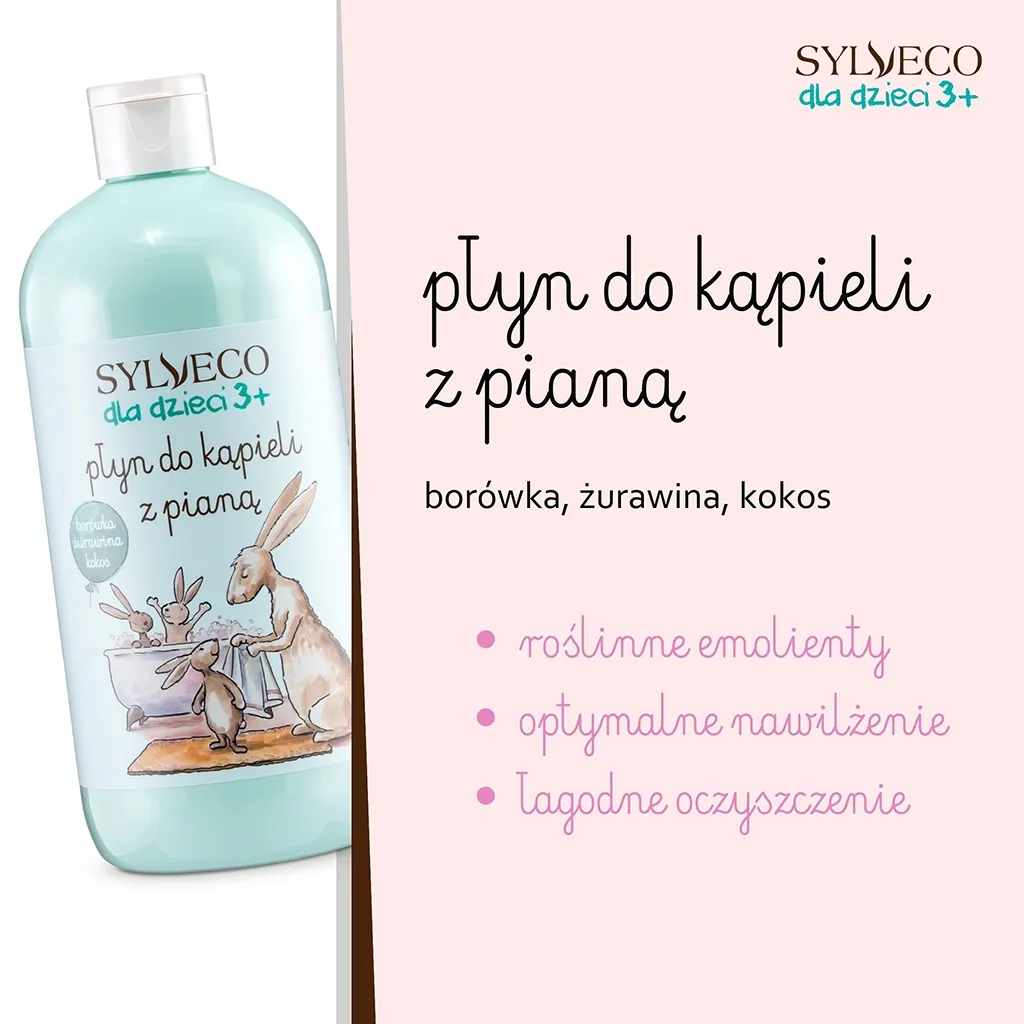 Sylveco for Børn badesæt lyserød 4 dele