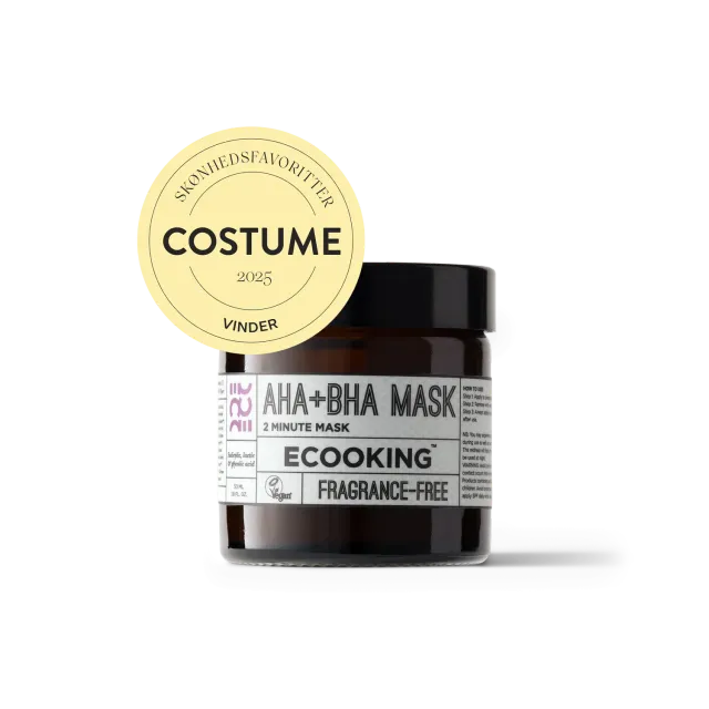 Ecooking AHA+BHA Maske peelingmaske mod pigmentpletter