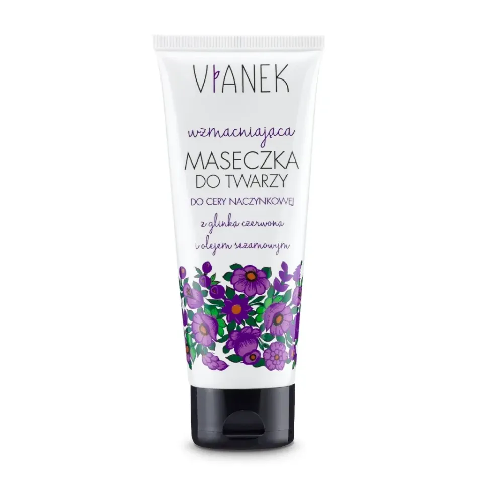 Vianek styrkende ansigtsmaske 75 ml rød ler