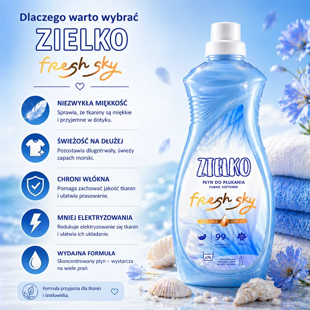 Zielko Fresh Sky skyllemiddel frisk havbrise