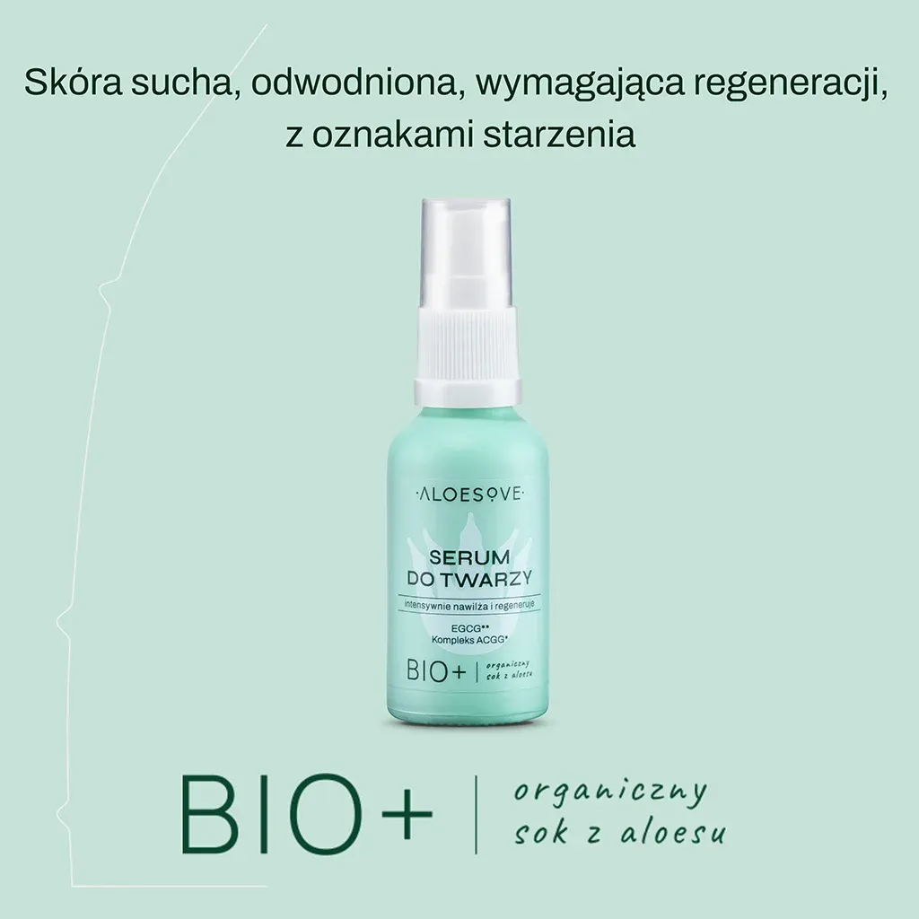 Sylveco Aloesove ansigtsserum 30 ml hyaluron