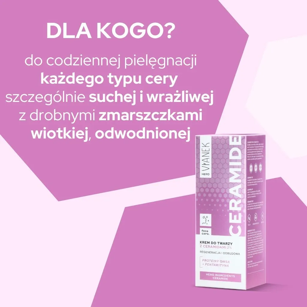 Vianek Hero ansigtscreme 2% ceramider barriere
