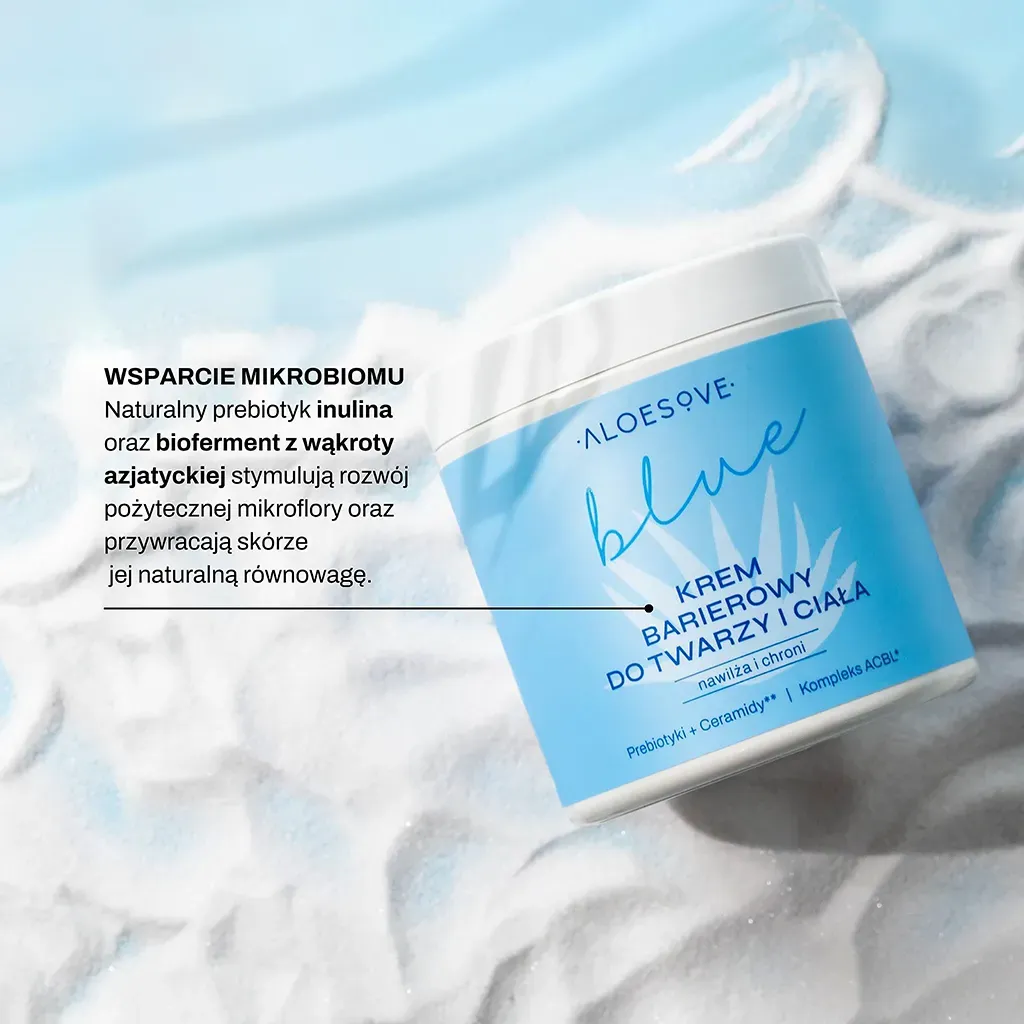 Aloesove Blue barrierecreme ansigt og krop aloe