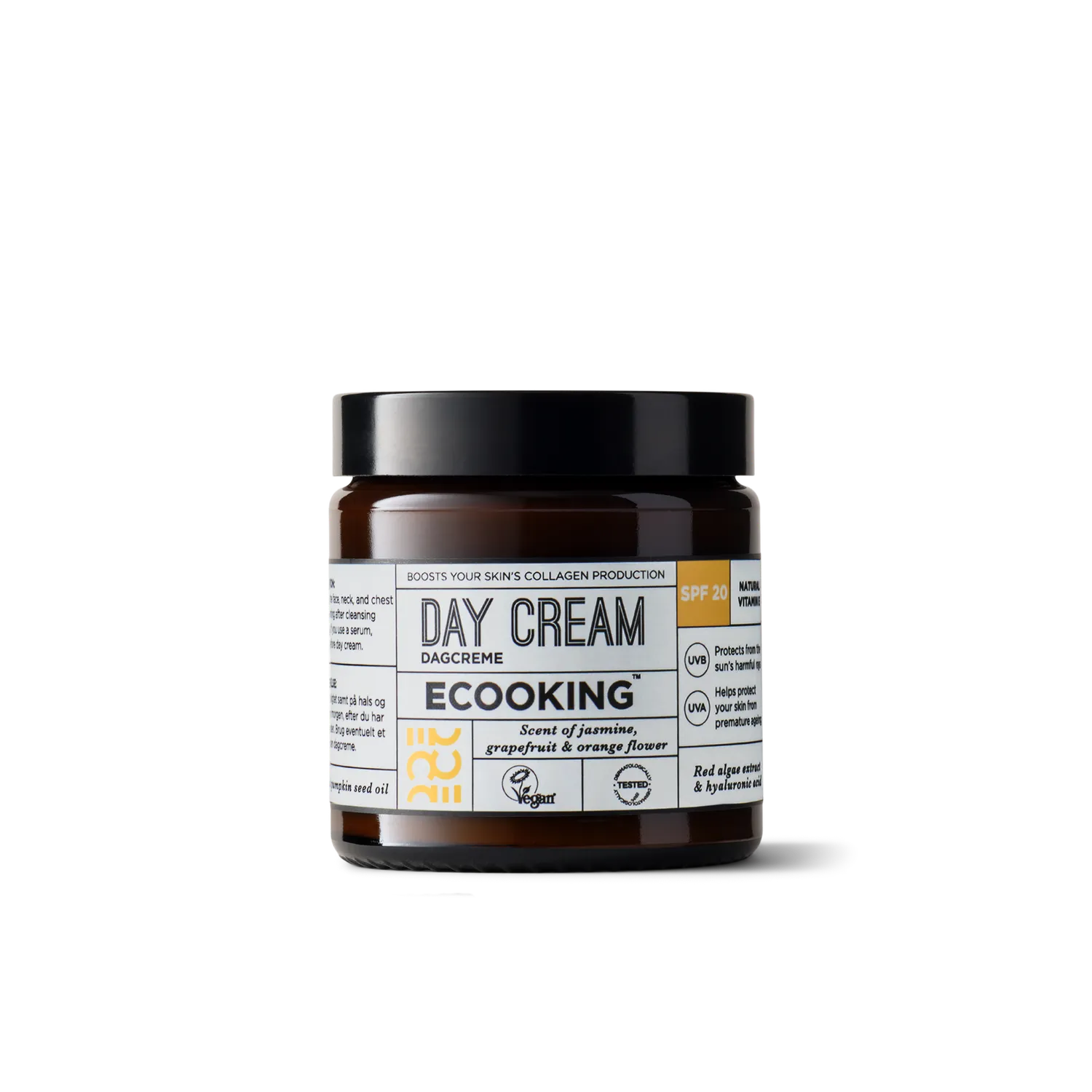 Ecooking Day Cream SPF 20 dagcreme parfumefri 50 ml fugtgivende