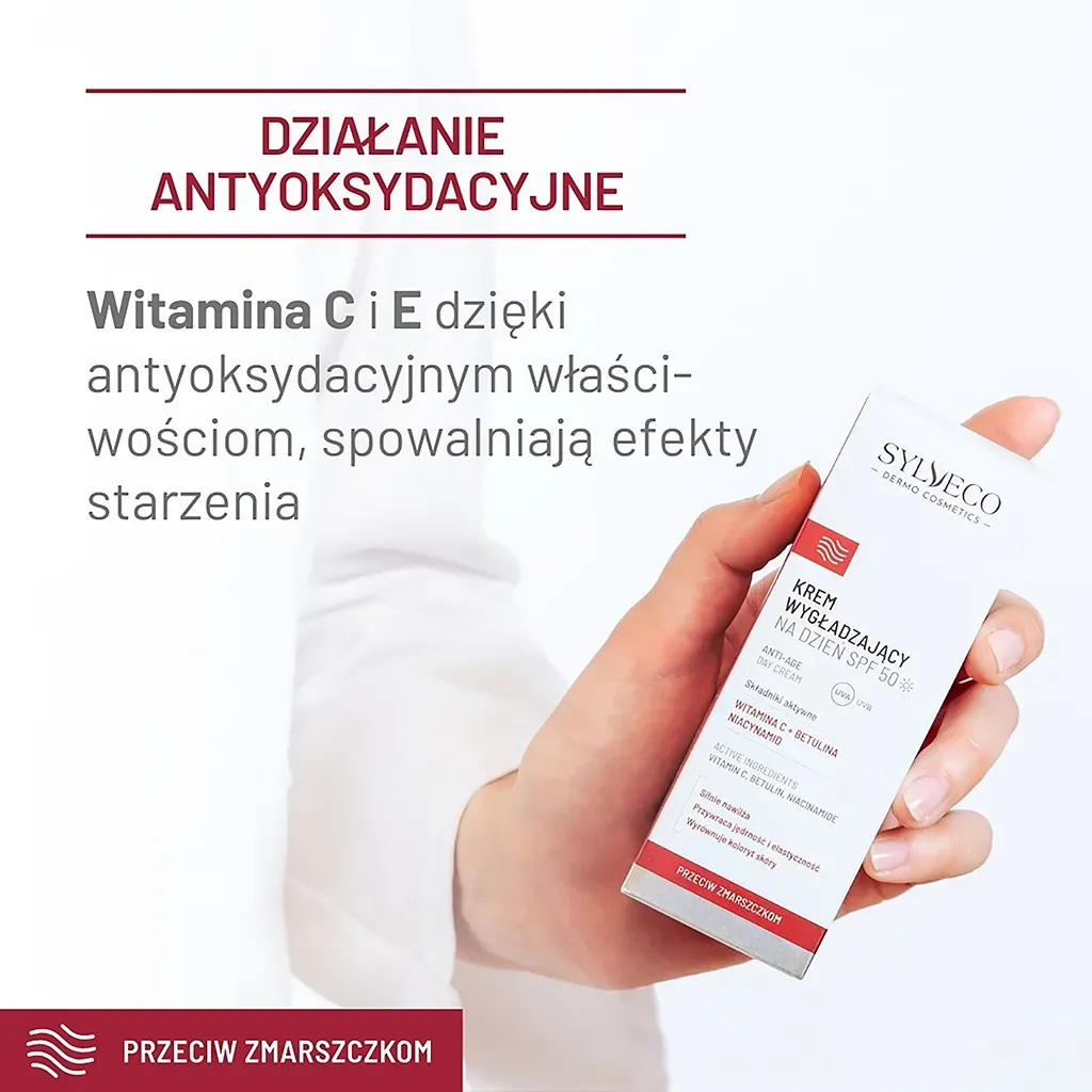 Sylveco Dermo dagcreme SPF50 udglattende antiage