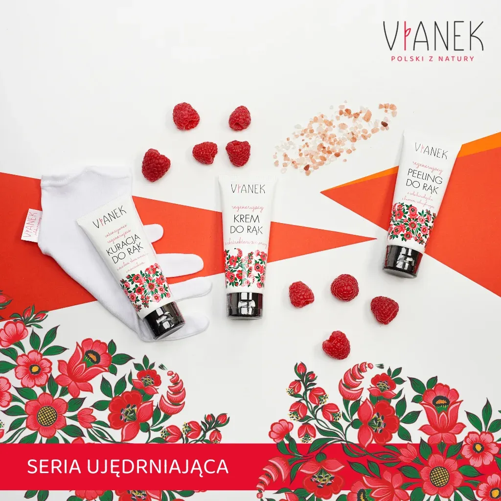 Vianek håndkur sæt 75 ml + peeling 70 g handsker