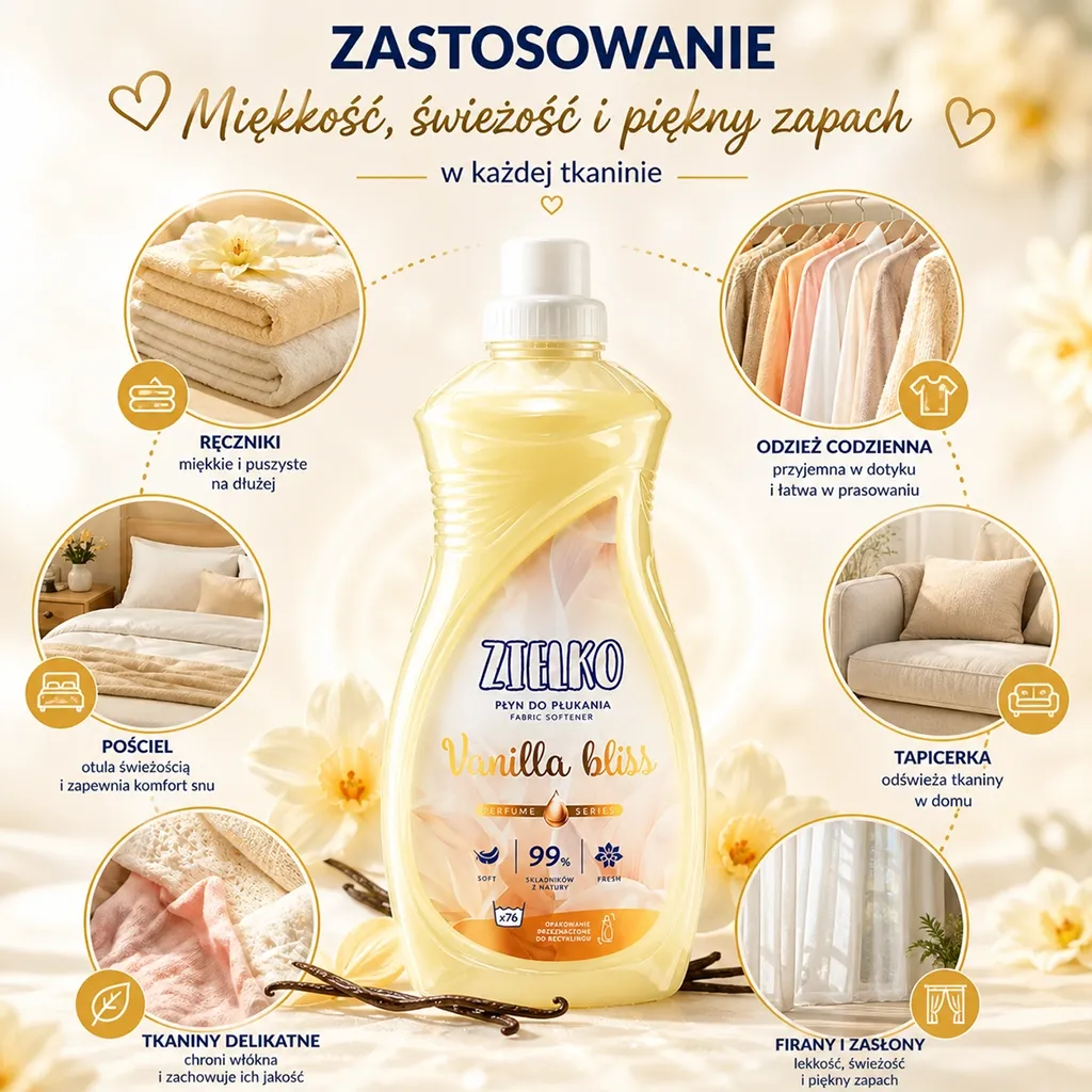 Zielko skyllemiddel Vanilla Bliss vaniljeduft naturlig 99%