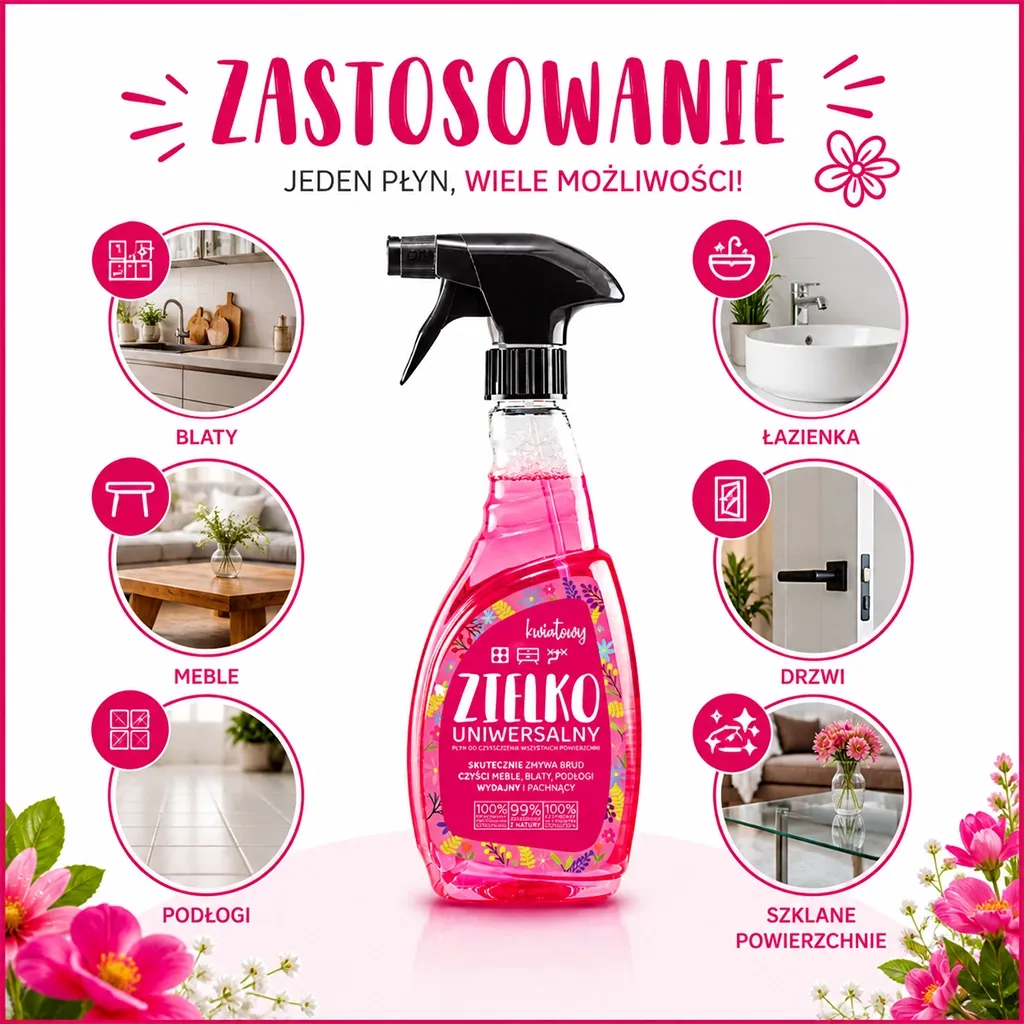 Zielko Blomst universalrengøring blomsterduft