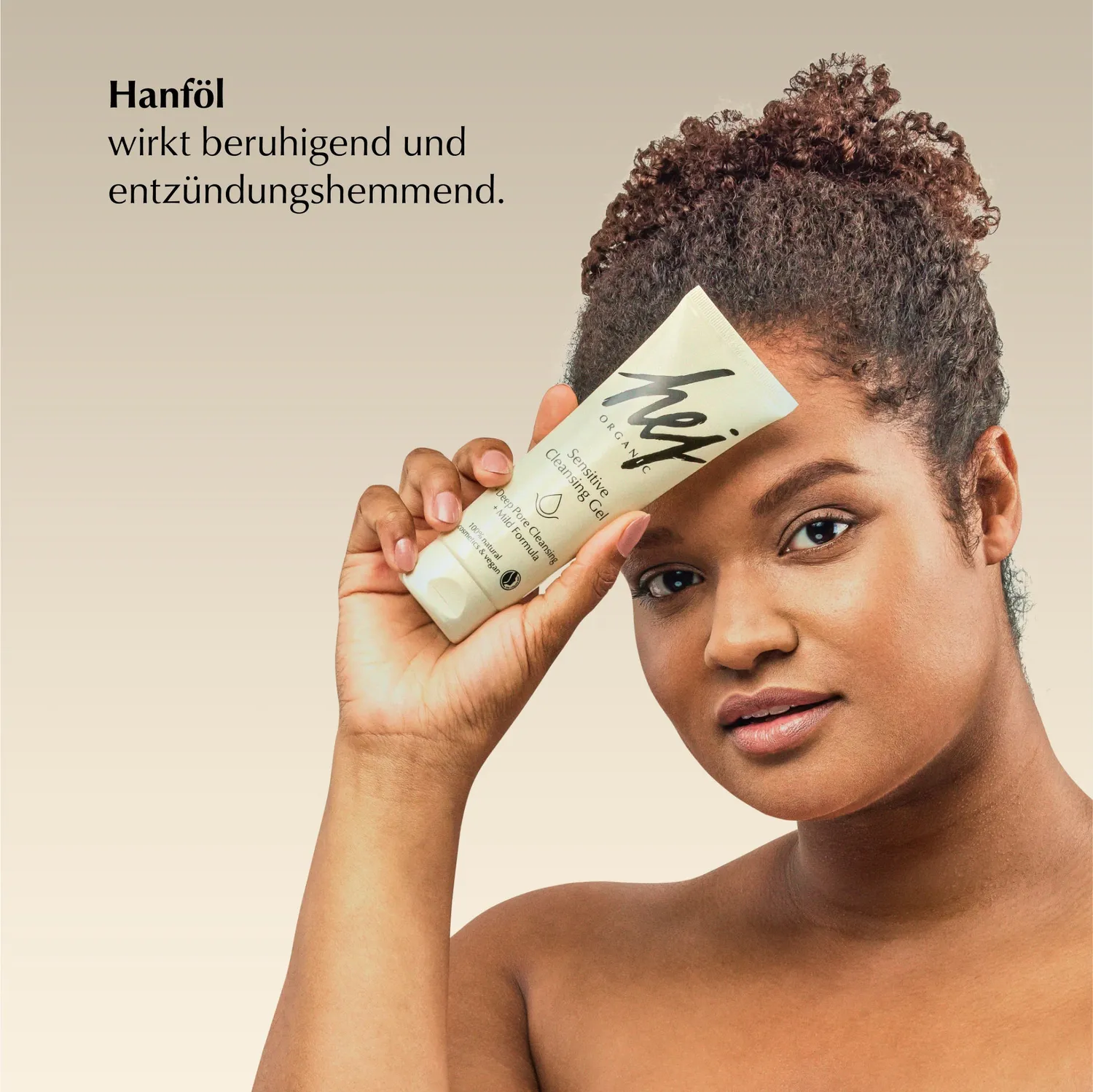 Hej Organic Sensitive rensegel 125 ml til sart hud