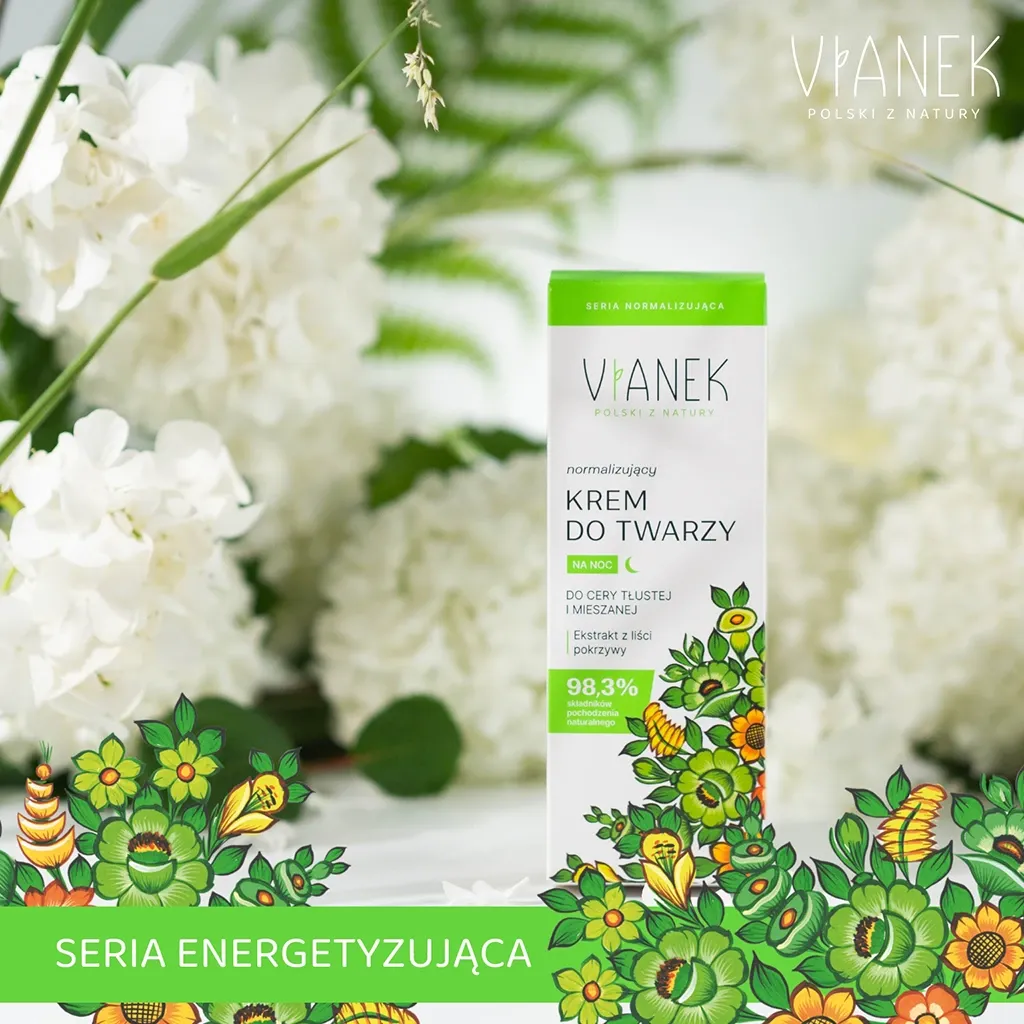 Sylveco Vianek Normalizør Dagcreme 50 ml til fedtet hud