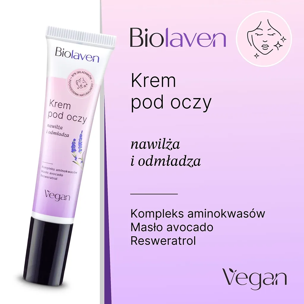 Sylveco Biolaven nat ansigtssæt 3 dele lavendel