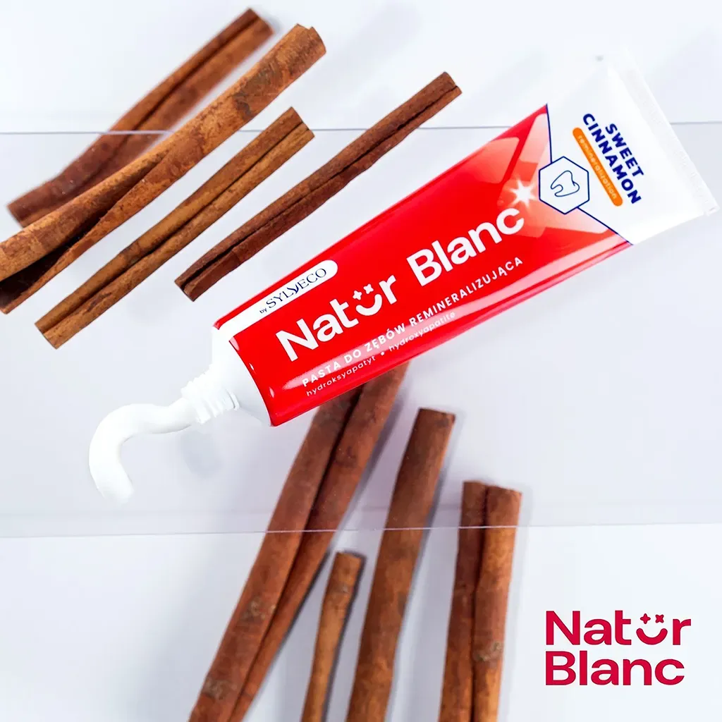 Sylveco Natur Blanc Sweet Cinnamon tandpasta hydroxyapatit