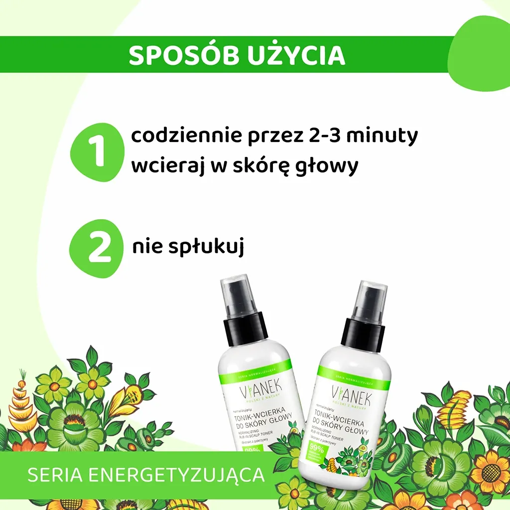 Vianek Normalizujaca hovedbundstonik 150 ml mod fedt