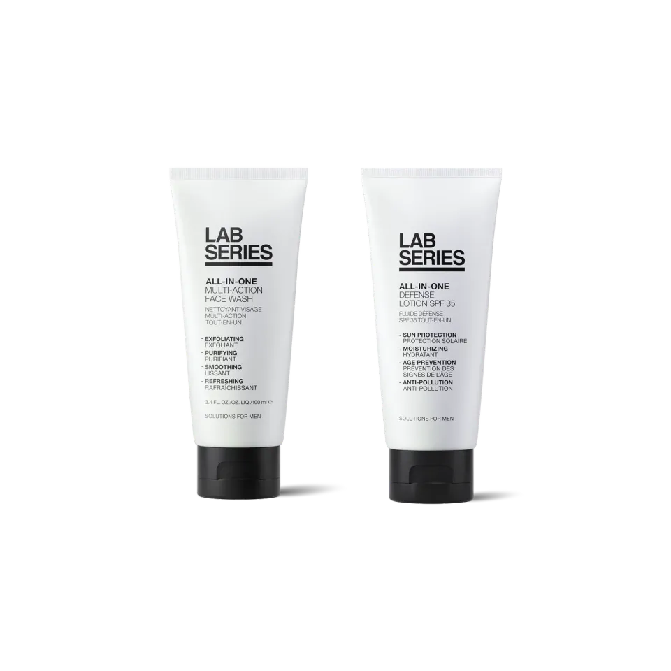 Lab Series All-In-One Face Wash SPF 35 ansigtssæt 2x100 ml