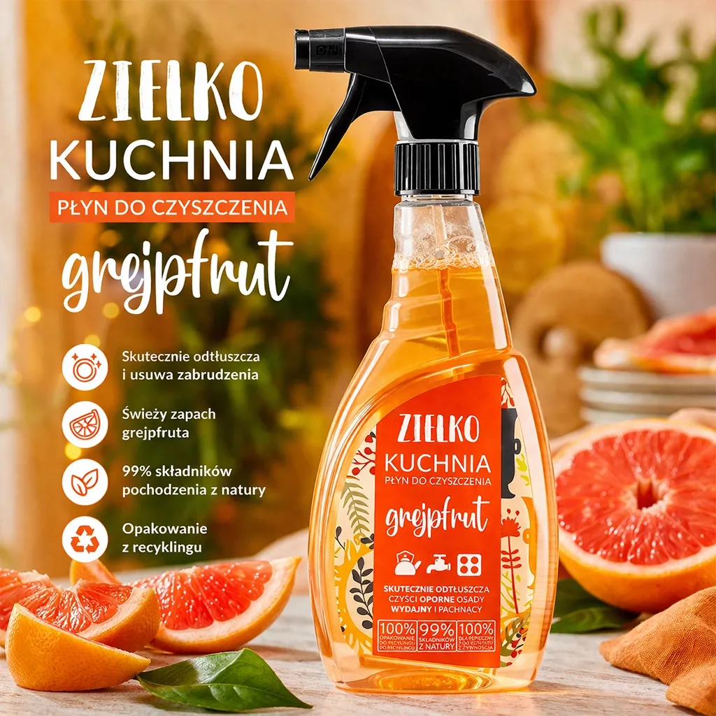 Sylveco Zielko køkkenrengøring grapefrugt fedtopløsende