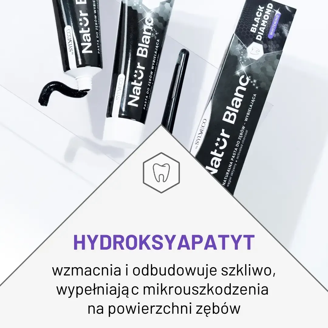 Sylveco Natur Blanc Black Diamond tandpasta aktivt kul