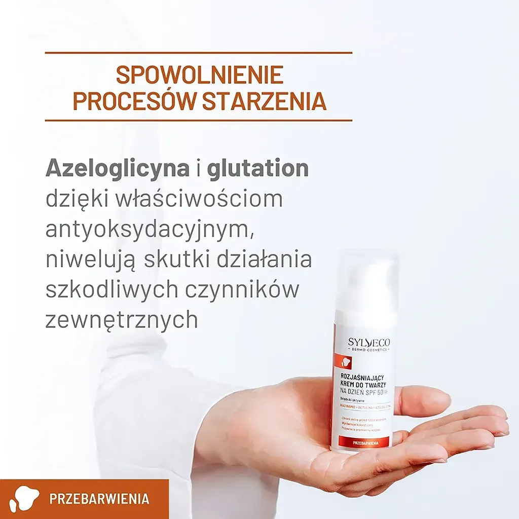 Sylveco Dermo lysnende dagcreme SPF50 pigmentpletter