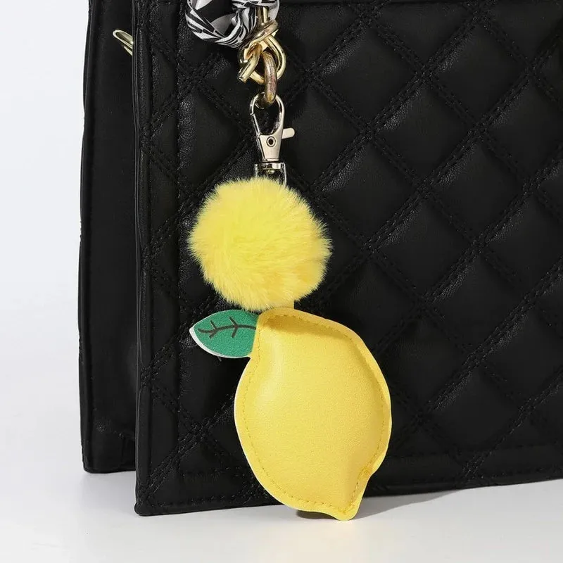 Saturday Skin Modern Style Lemon nøglering citron