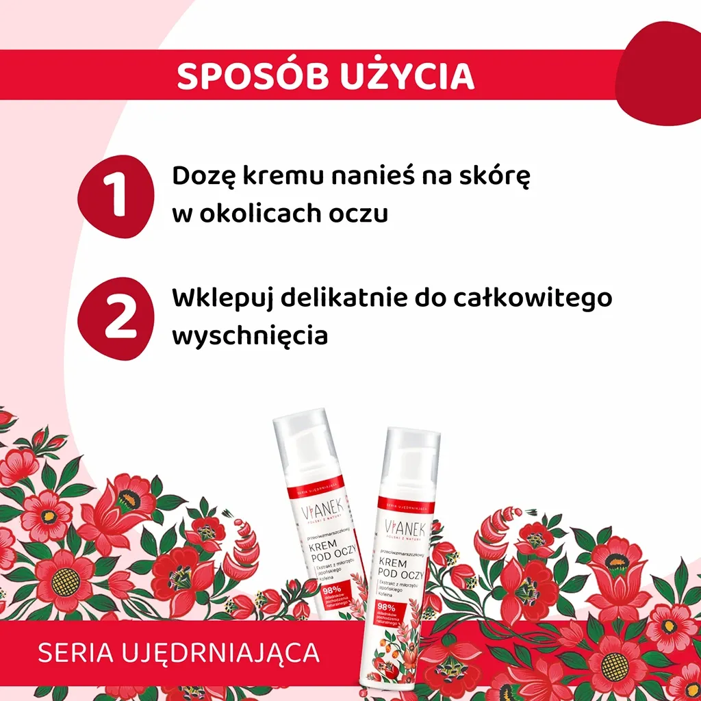 Sylveco Vianek anti-age øjencreme 15 ml koffein