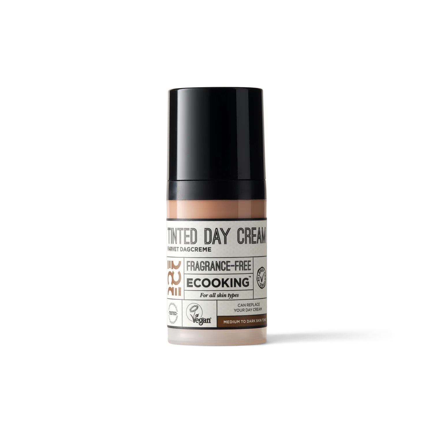 Ecooking Farvet Dagcreme 30 ml Light-Medium let dækning