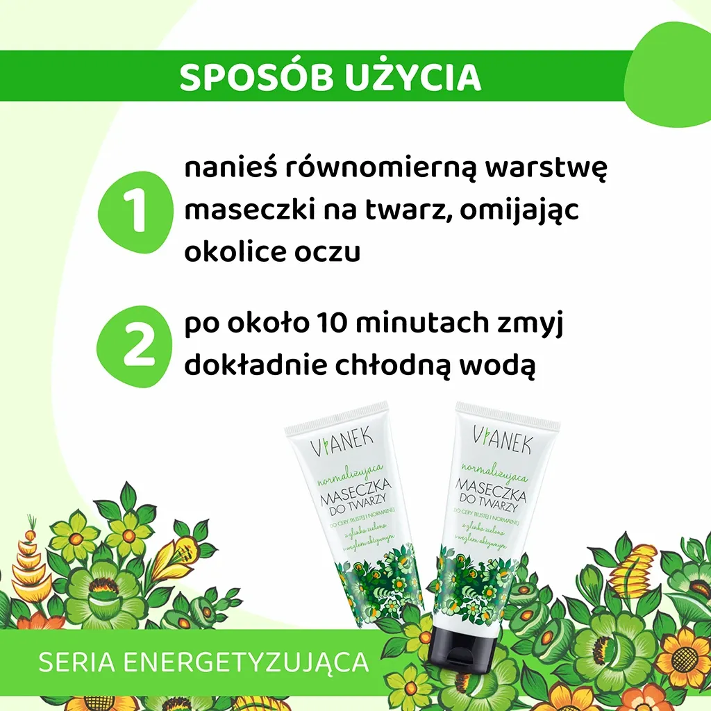 Sylveco Vianek Normaliserende ansigtsmaske 75 ml