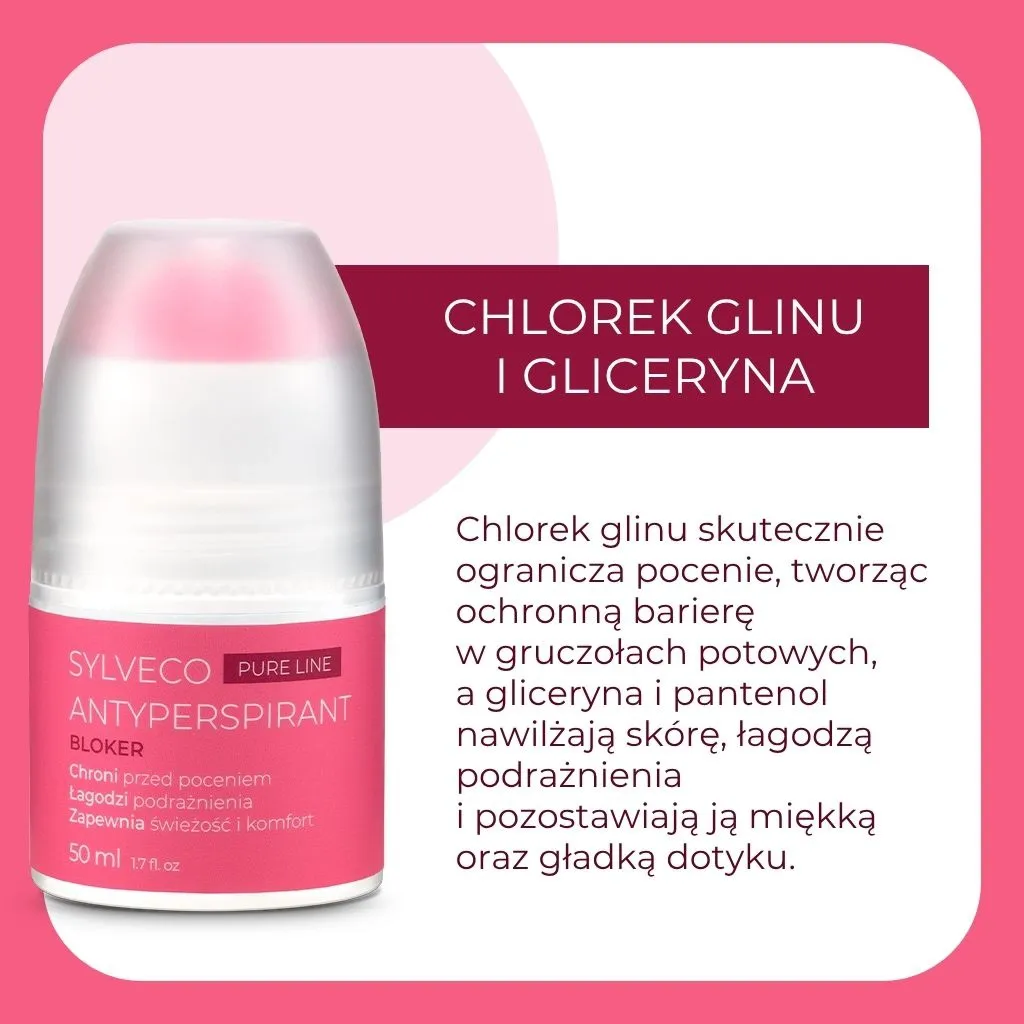 Sylveco Pure Line Bloker antiperspirant mild duft