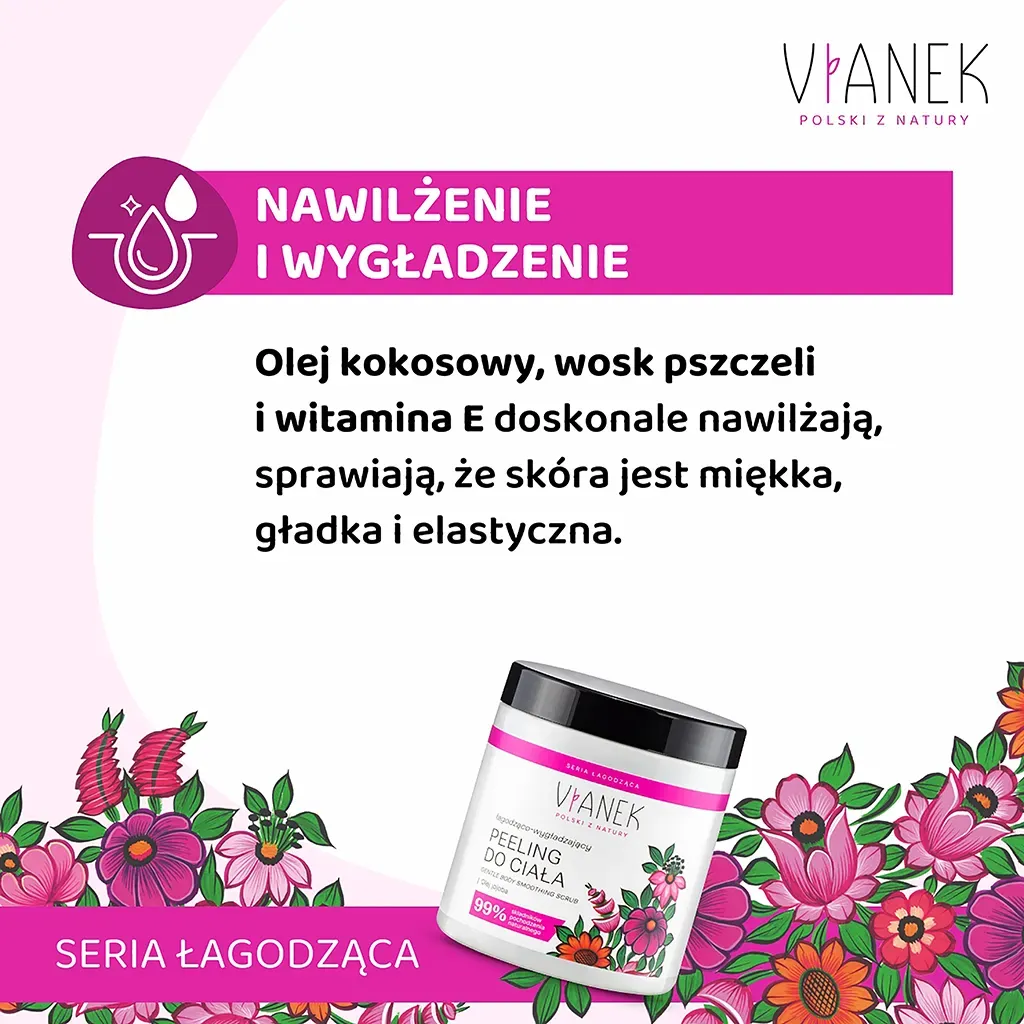 Sylveco Vianek bodypeeling sukker hyldebær mild
