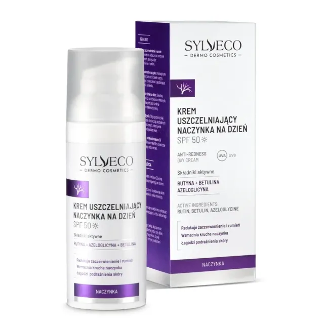Sylveco Dermo dagcreme SPF50 rødme 50 ml