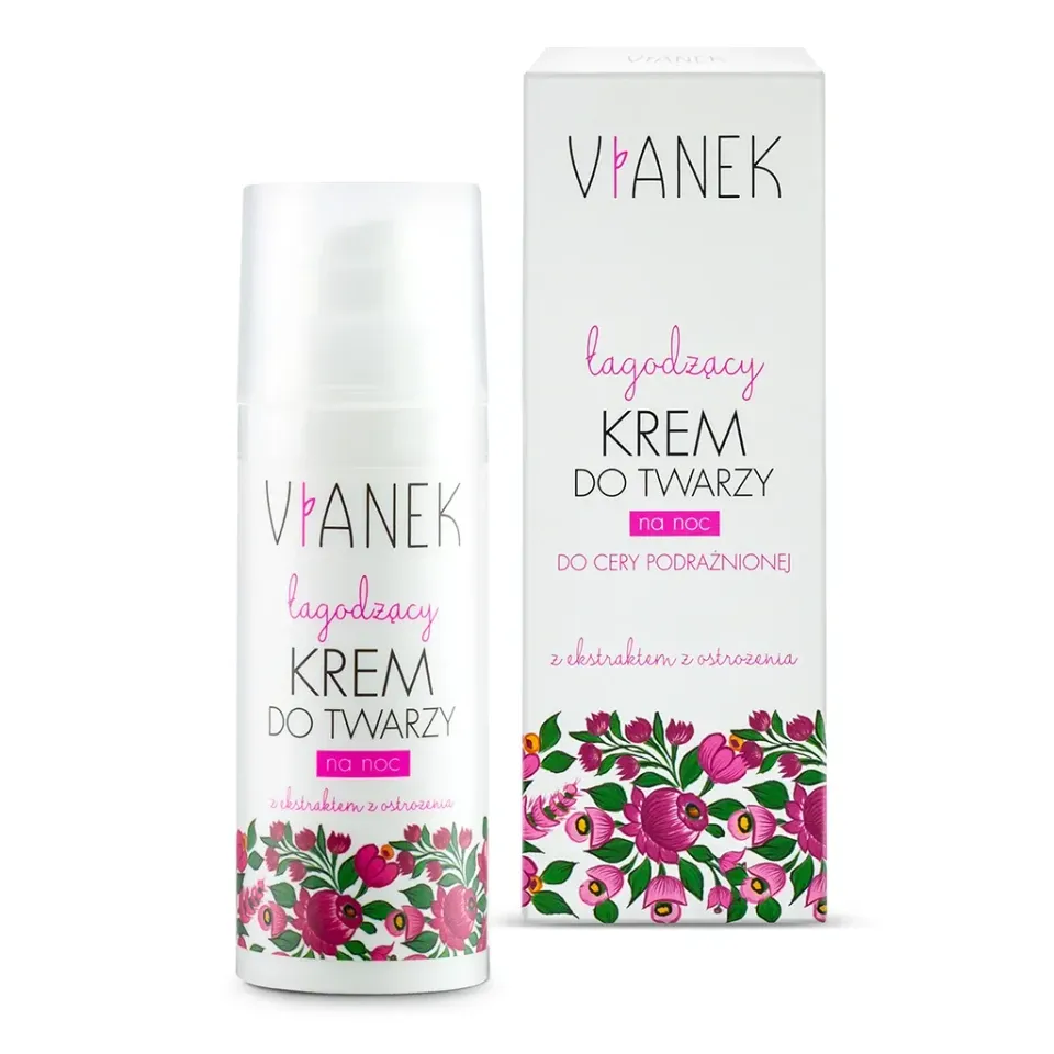 Vianek Beroligende natcreme til sart hud