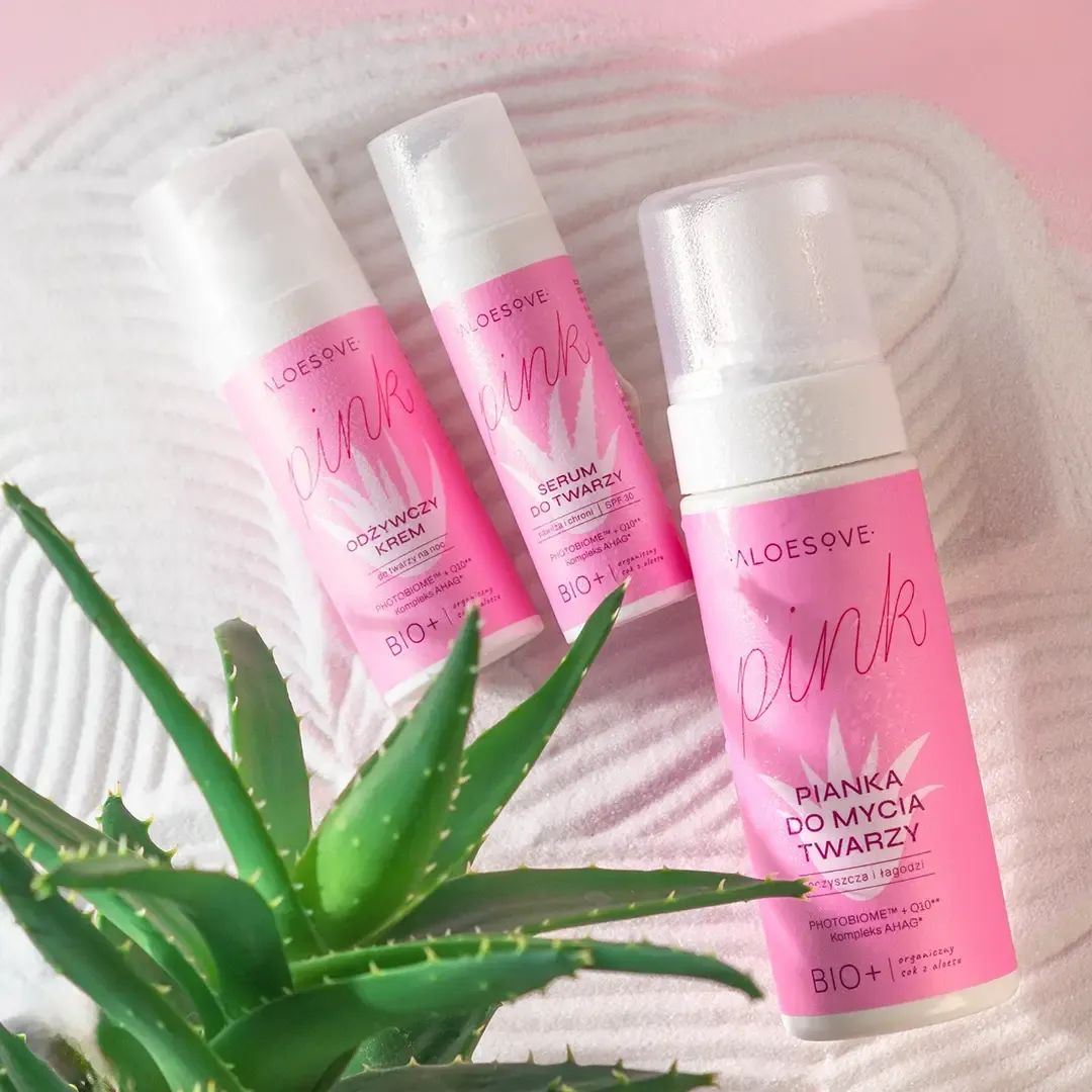 Aloesove Pink nærende natcreme ansigtscreme jojoba