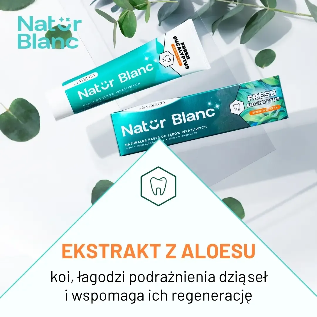 Sylveco Natur Blanc tandpasta Fresh Eucalyptus følsomme