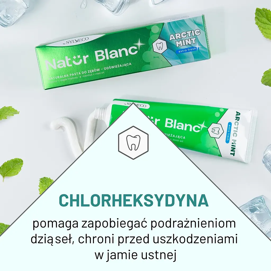 Sylveco Natur Blanc tandpasta Arctic Mint frisk mint