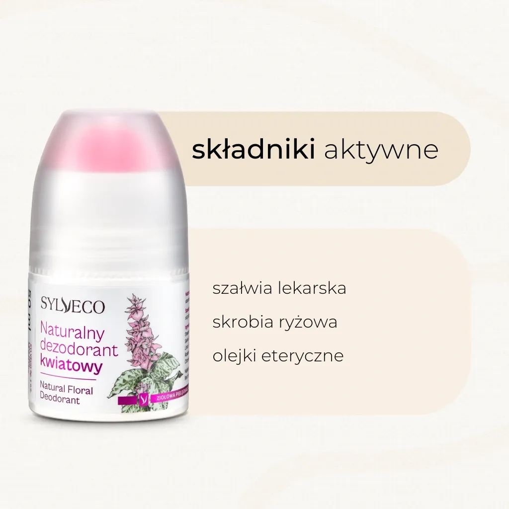 Sylveco Blomster deodorant 50 ml naturlig