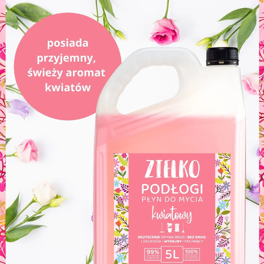 Sylveco Zielko gulvvask blomst 5L uden striber