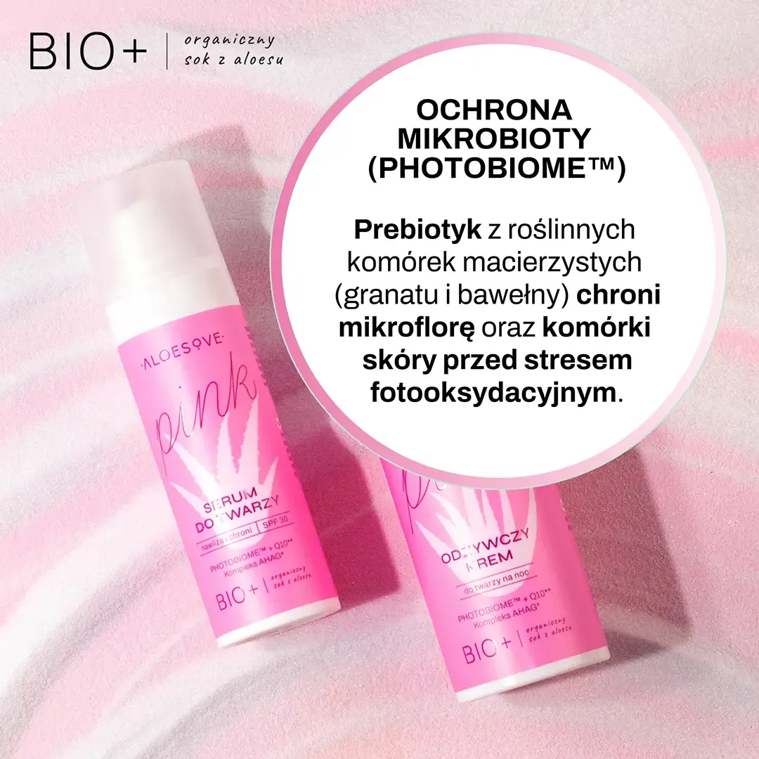 Sylveco Aloesove Pink Serum SPF30 ansigtsserum med aloe