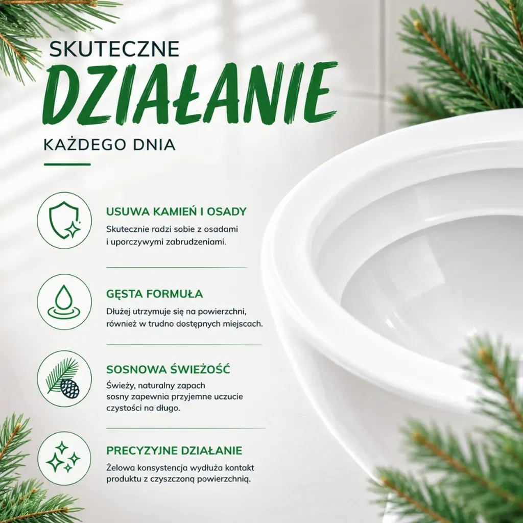 Zielko fyr toiletgel 5L mod kalk
