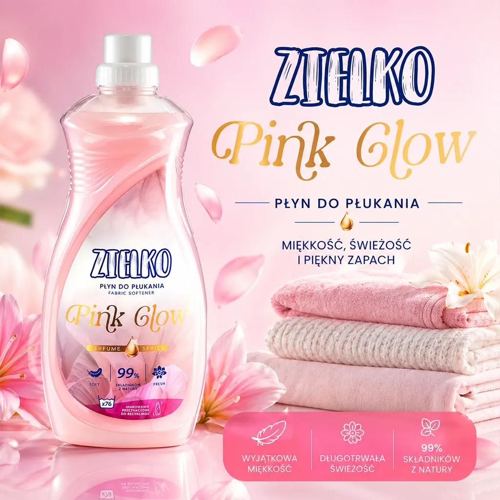 Zielko Pink Glow Skyllemiddel med Sandeltræ