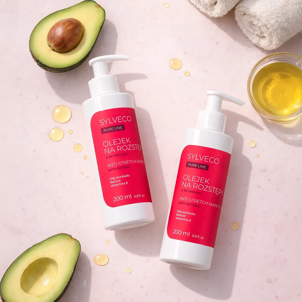 Sylveco Pure Line Kropsolie til strækmærker retinol