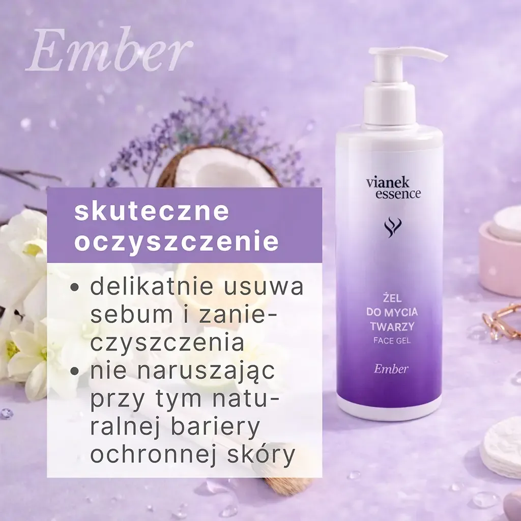 Sylveco Vianek Essence Ember ansigtsrens 300 ml mild