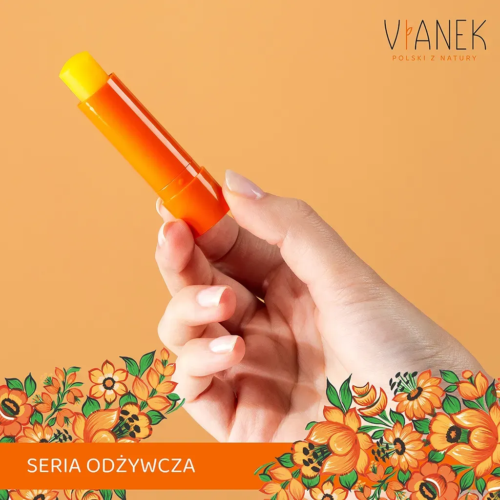 Sylveco Vianek Nærende læbepomade mango fersken 4,6 g