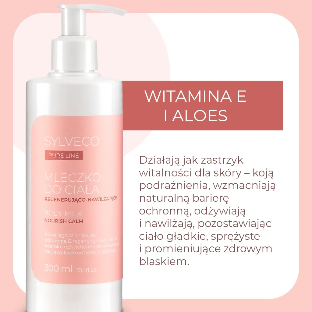 Sylveco Pure Line regenererende bodymælk