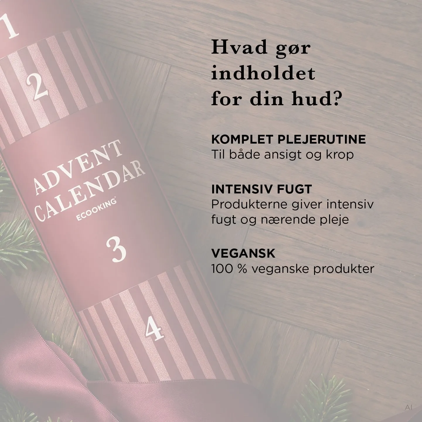 Ecooking Adventskalender 2026 gave 4 produkter