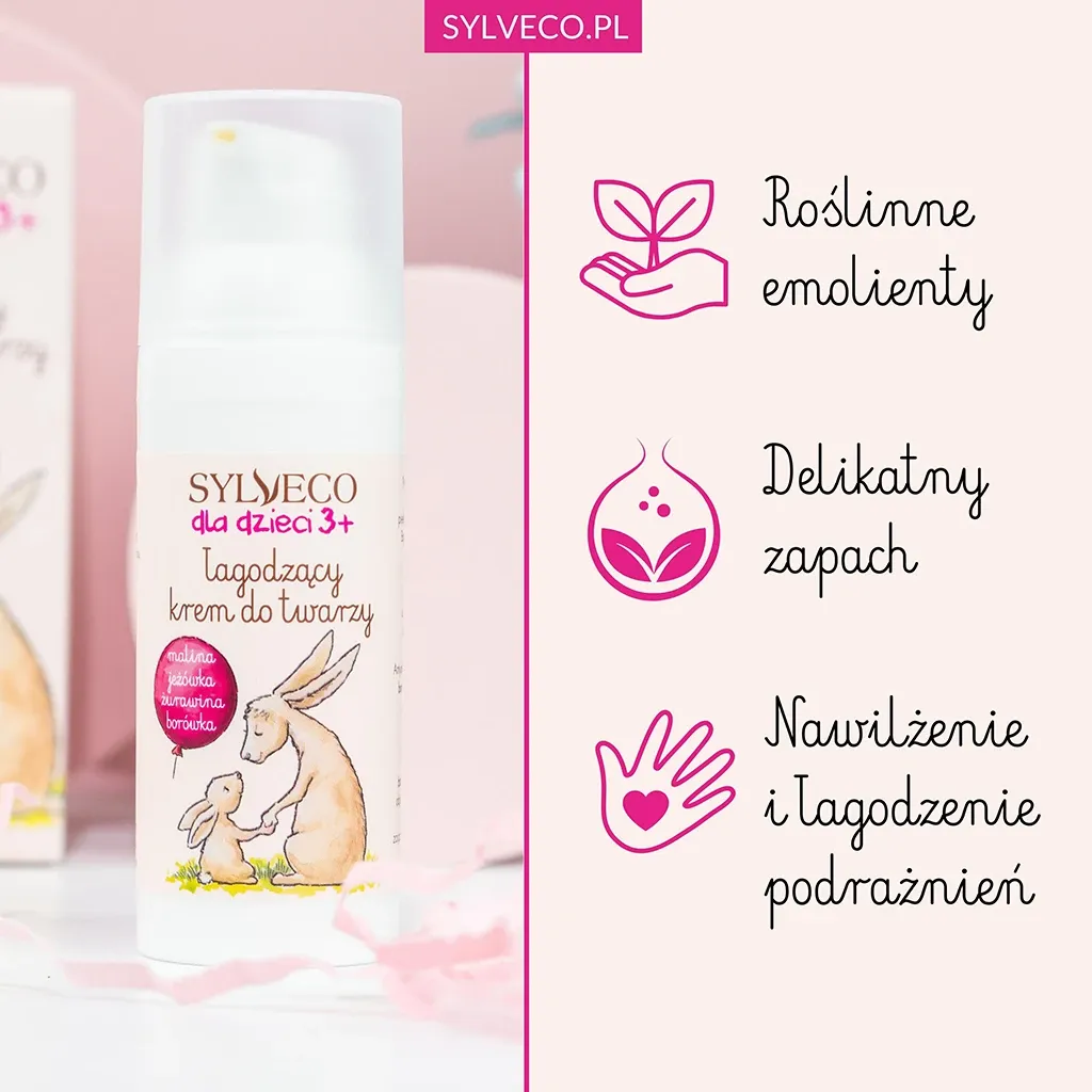 Sylveco Børn 3+ Beroligende Ansigtscreme 50 ml